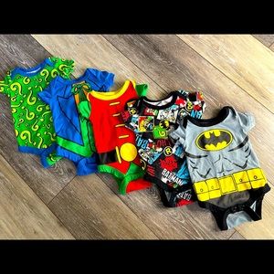 Batman 5 Piece Bundle - Onsies Size NB